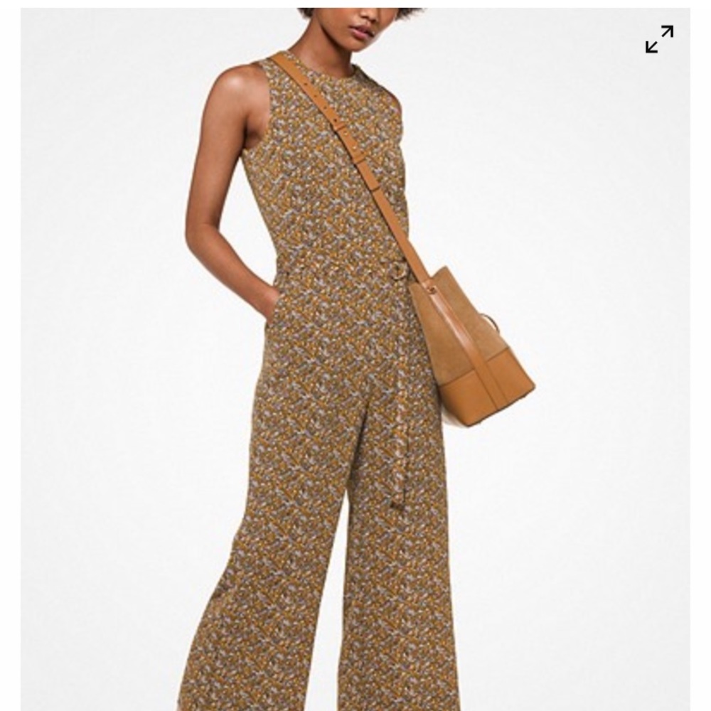 Maxi autumn flower Jumpsuit